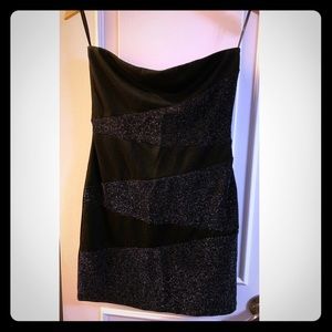 🥈Black tube dress